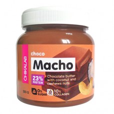 Chikalab Choco Macho Шоколадная паста с кокосом и кешью 250 грамм