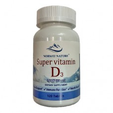 Norway Nature Super vitamin D3 120 таблеток