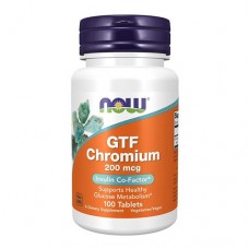 NOW GTF Chromium 200 mcg 100 таблеток
