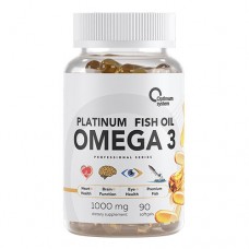 Optimum system Omega-3 Platinum Fish Oil 90 капсул